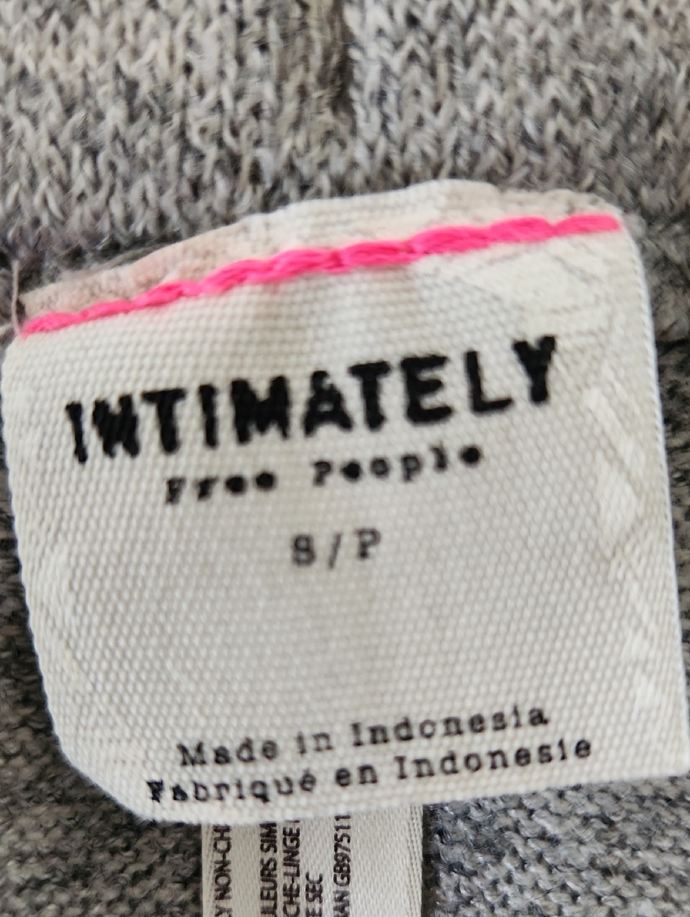 Free People...Gray Ribbed Knit Leggings - Picture 12 of 12